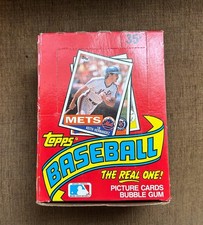 1985 Topps Baseball Unopened Wax Box (36 packs).