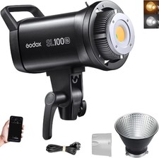 Godox SL100Bi 100W Bi-Color LED Video Light, 32100Lux 1M w/ APP, 2800K-6500K