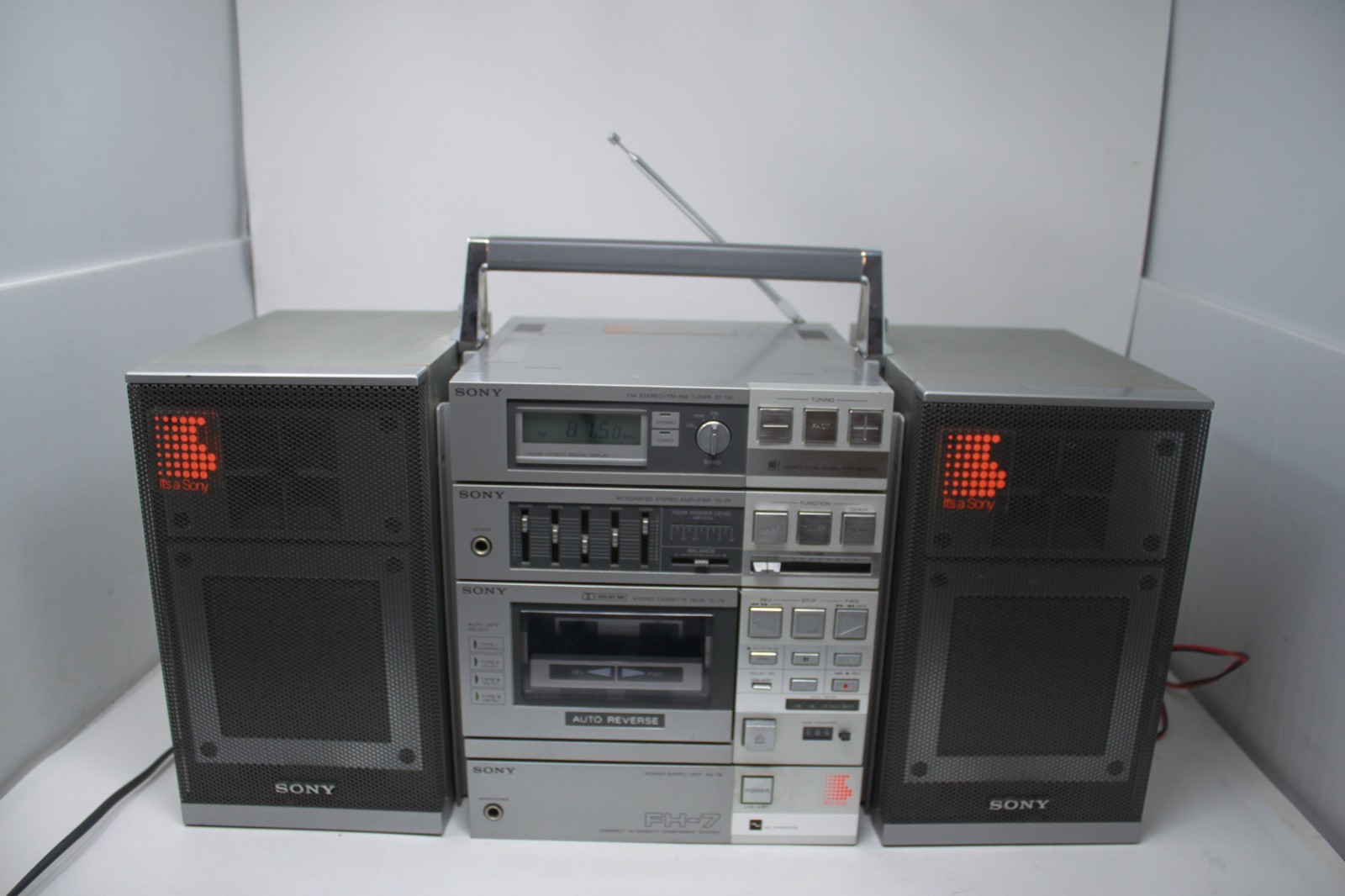 SONY FH-7 Seltene 1984 Compact High Density Component System Stereoanlage