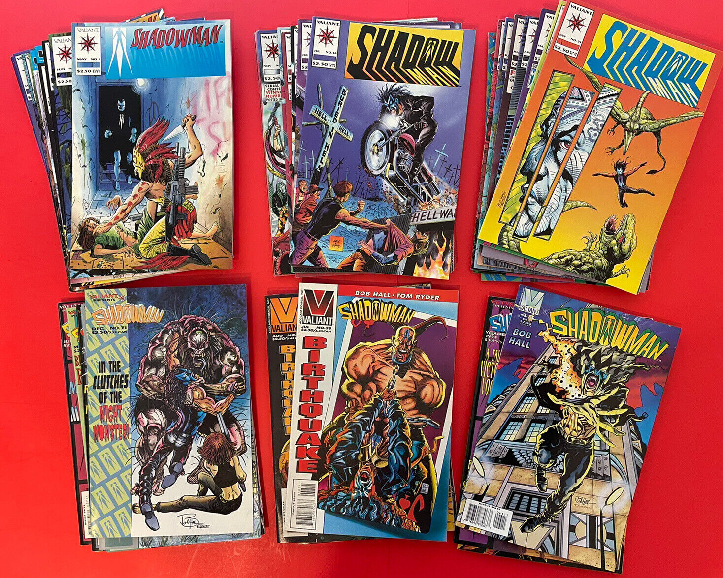 SHADOWMAN   # 1 - 43 (lot of 45) VALIANT COMIC BOOKS- 1992 series