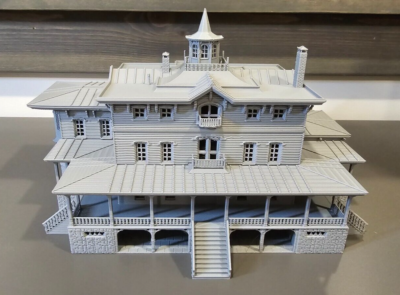 #ad N scale Building 1:160 Mansion $82.76