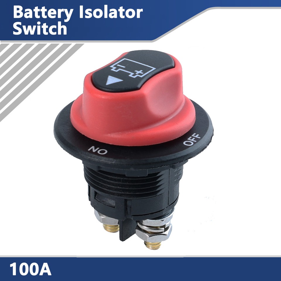 100A Battery Isolator Master Switch On/Off Marine Auto Car Van Boat 12V ...