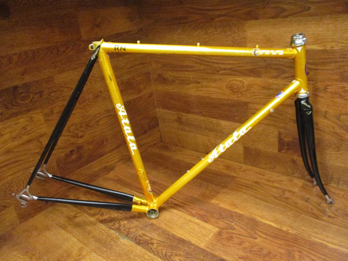 VINTAGE ATALA CAMPIONE DEL MONDO LUGGED STEEL FRAME SET 55 x 55 CM