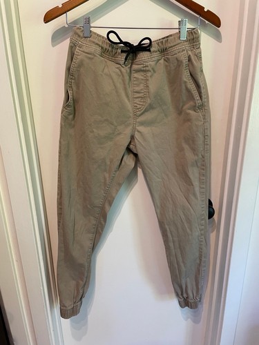 Denizen Levi Twill Joggers Pants, Tan 