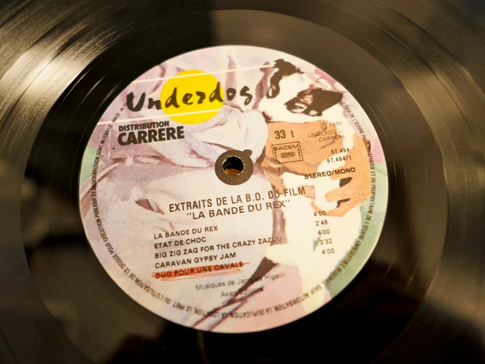 JACQUES HIGELIN LA BANDE DU REX LP 33T VINYLE EX COVER EX ORIGINAL 1980 - Photo 3/4