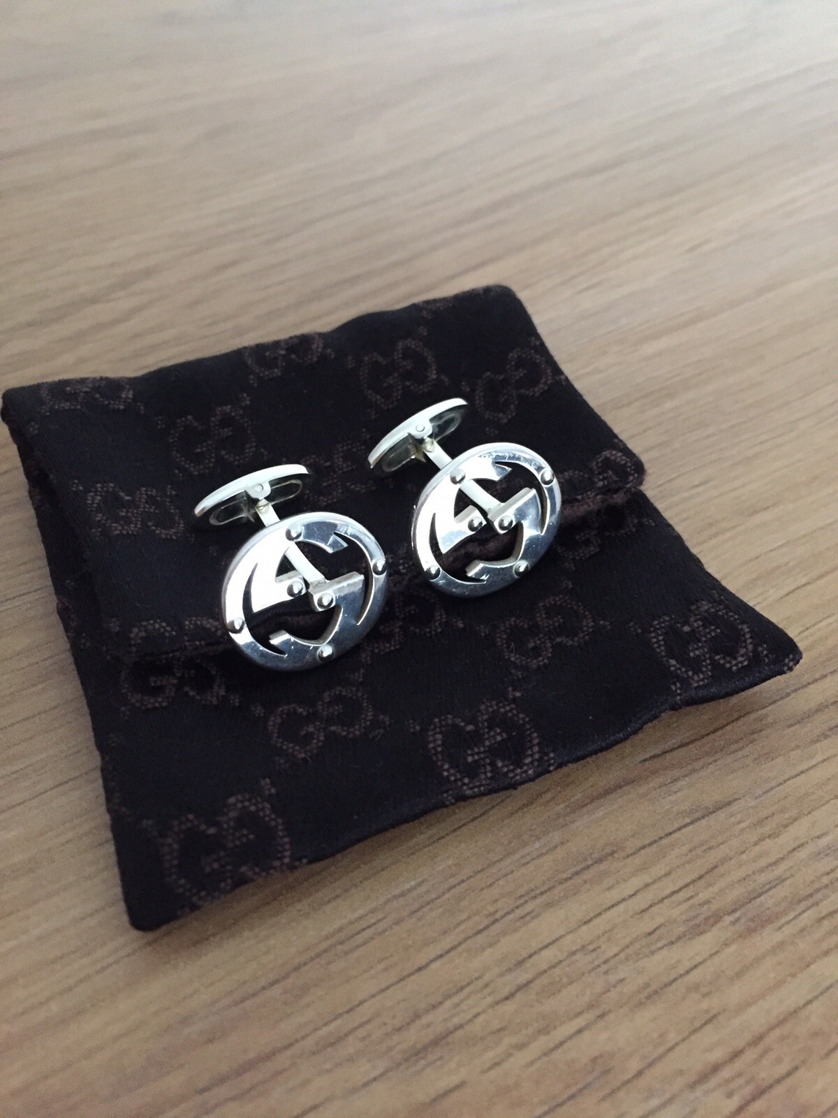 Gucci Interlocking Cufflinks - image 6