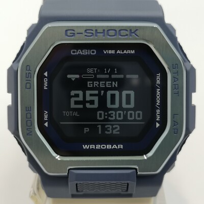 CASIO G-SHOCK GBX-100TT-2JF Black G-LIDE Blue Limited Men's Watch