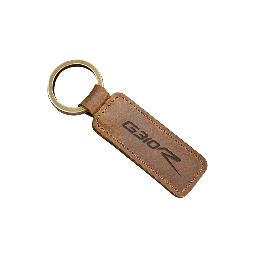 Key Ring Motorcycle Keychain Leather Gift Accessories Brown for BMW