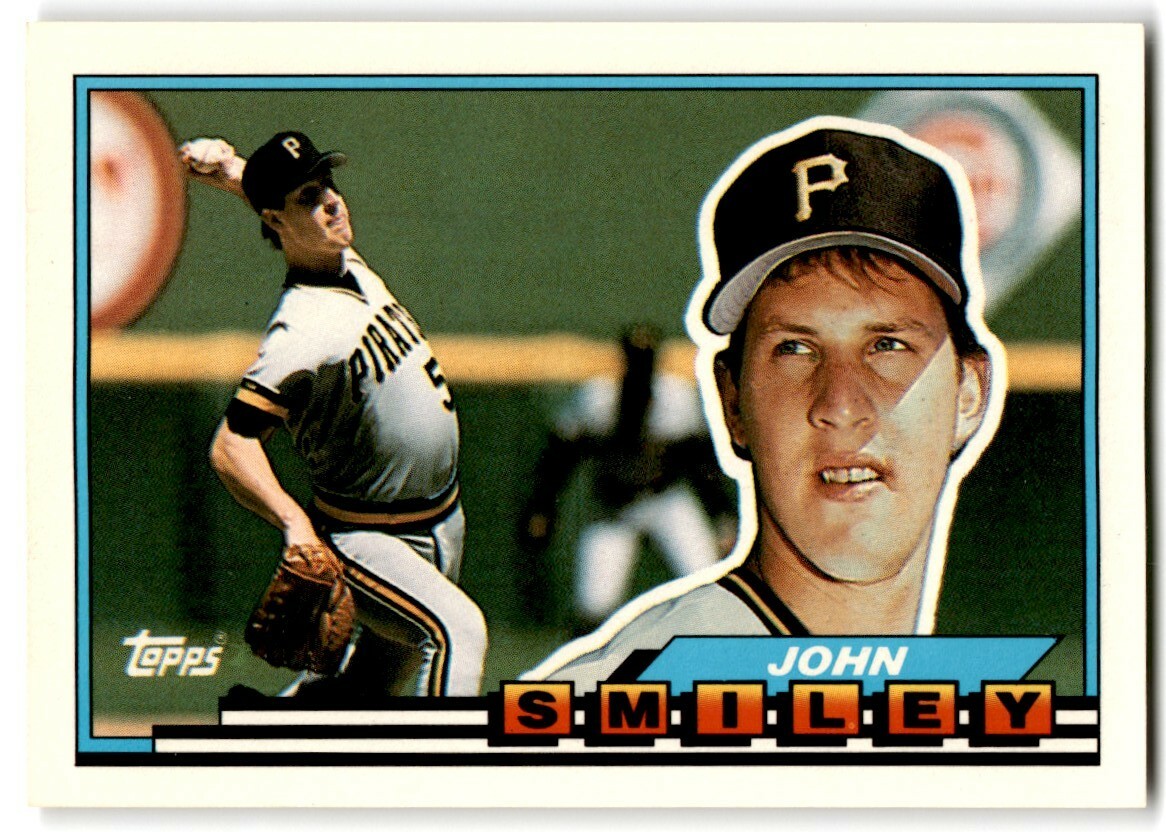 1989 Topps Big John Smiley Pittsburgh Pirates #85