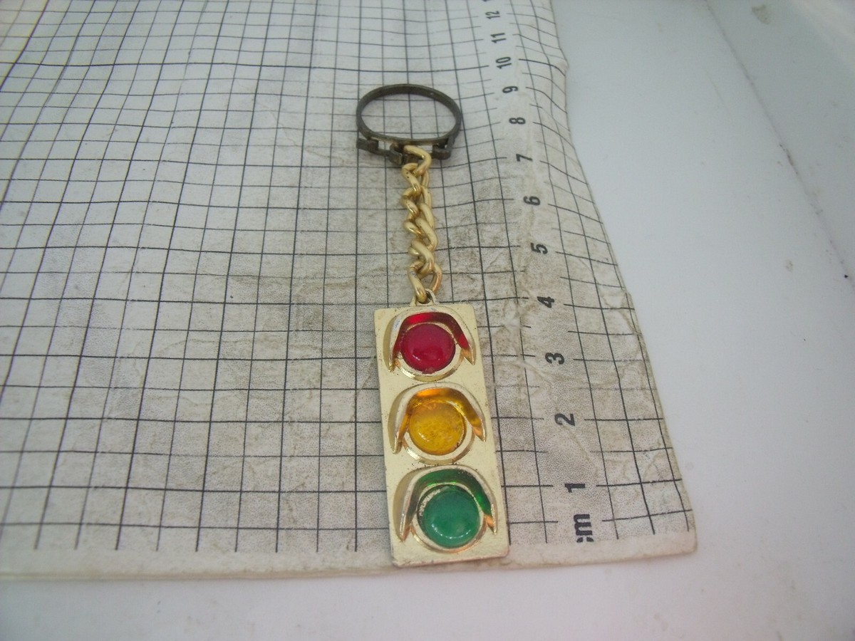 Porte-clés Feu De Circulation Personnalisé Avec N'importe Quel Texte De