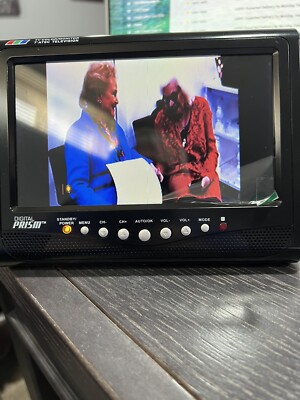 Digital Prism 7in Portable Digital LCD EDTV-Ready TV ATSC710 Remote New Open Box