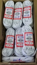 SPORTS TAPE HOCKEY LACES PRO SERIES- Two Pairs -MADE IN CANADA - 120” Unwaxed