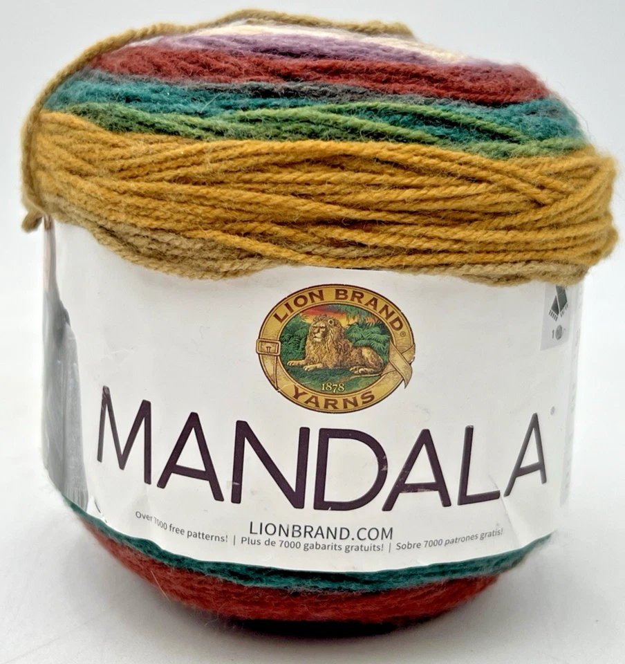 (6) SKEINS LION BRAND MANDALA WARLOCK 215 YARN 5.3 OZ EACH LOT 415917 - Image 2 of 4