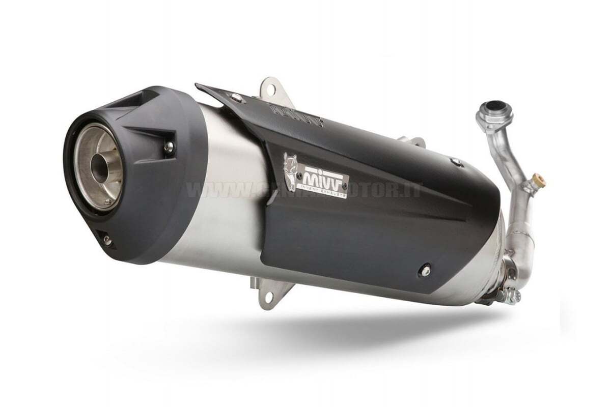 Mivv Approved Complete Exhaust Urban Steel for Yamaha Versity 300 2003 > 2005