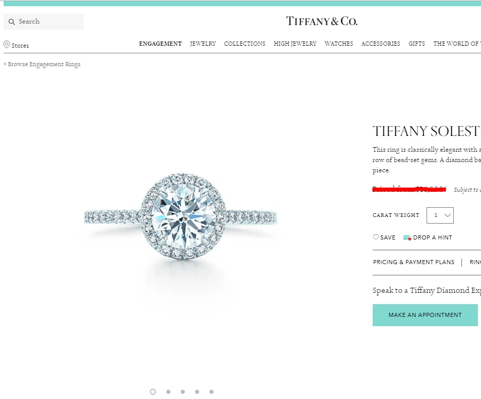 Diamond ring store payment plan