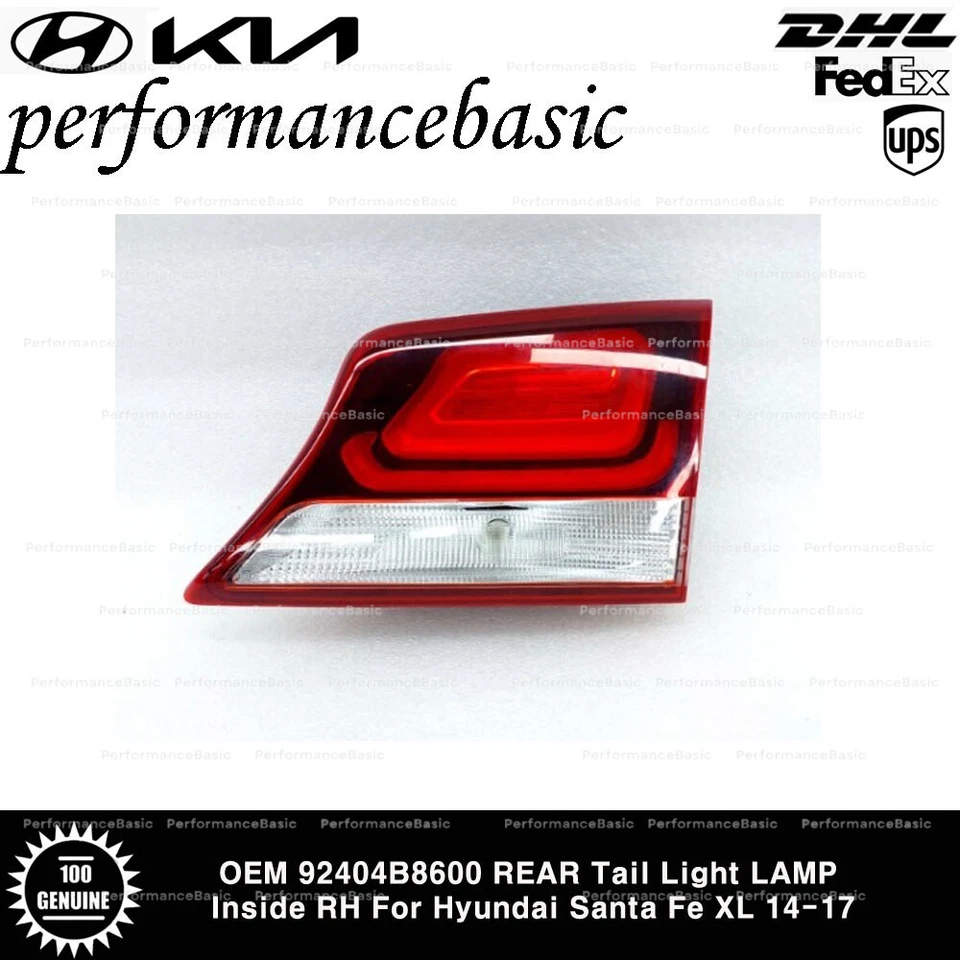 原始设备制造商 92404B8600 后尾灯内部右手适用于现代圣达菲 XL 14-17 — 第 2/2 张图片