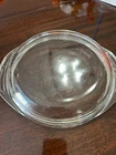 Vintage PYREX 684-D22 Casserole Replacement Lid ~ Clear ~ 9" Round ~ Tab Handle