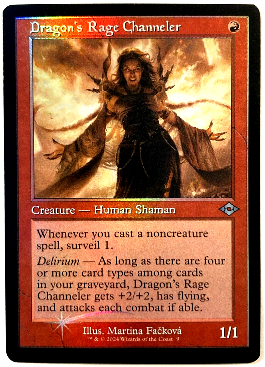 MTG Dragon's Rage Channeler RETRO FRAME FOIL Modern Horizons 2 09