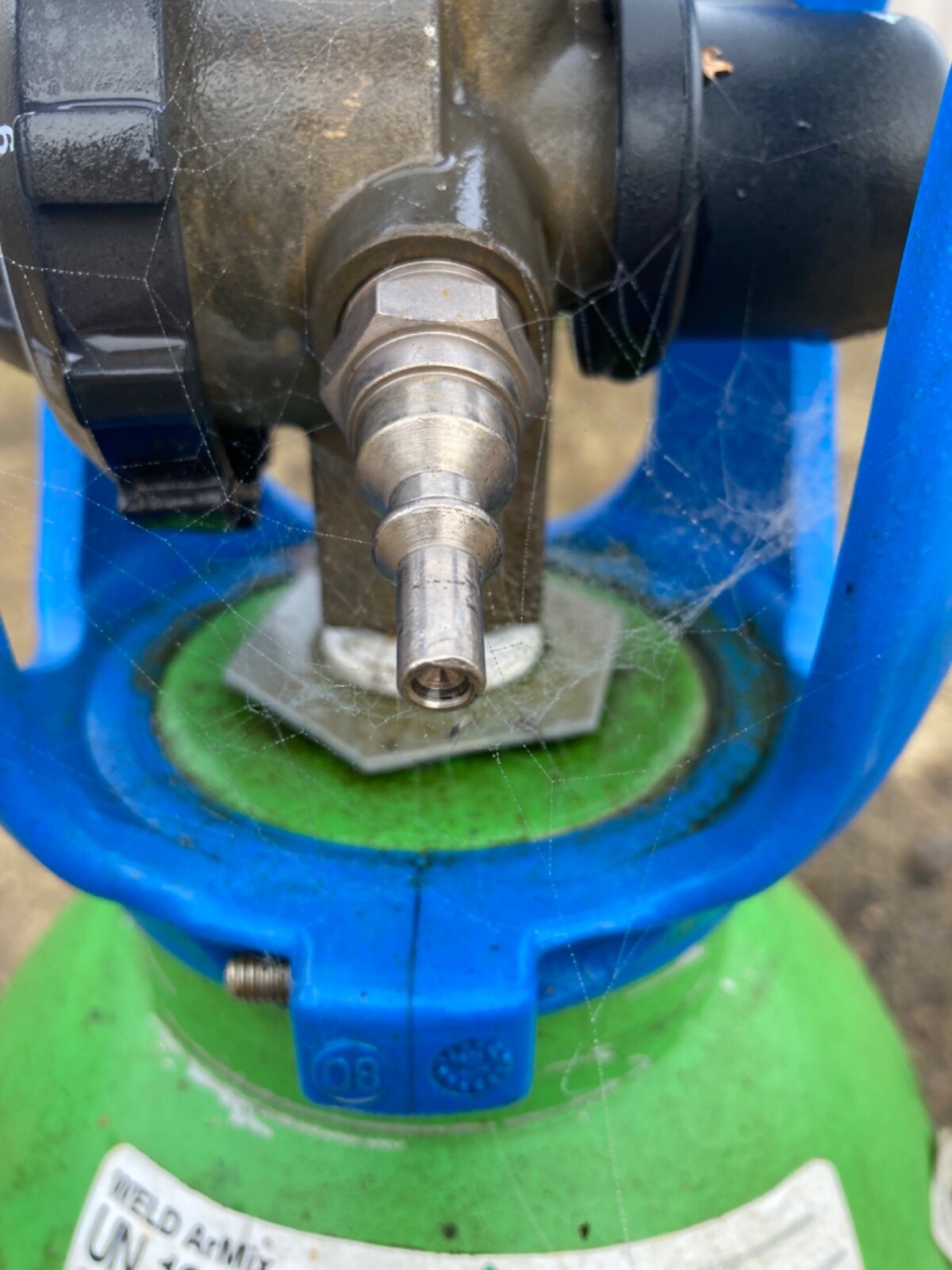 Albee argon/co2 gas bottle cylinder 13.4 litre empty mig TIG welding no