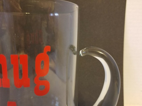 Vintage 1/2 Gallon Clear Glass CHUG A LUG Beer/Water/Soda Mug - Rare - Picture 2 of 9