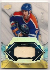 Kevin Lowe 19-20 Upper Deck Engrained Remnants Game Used Stick /100