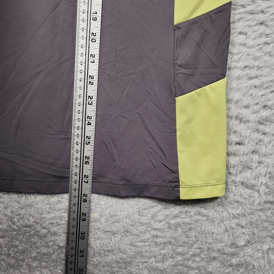 Jockey Polo Shirt Womens XXL Activewear 1/4 Zip Collared Short Sleeve - Image 3 of 4