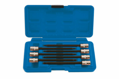 Lang Manipulationssicher Ball Ende Stern Buchse Bit Set 0.6cmD 7pc 5661 Laser