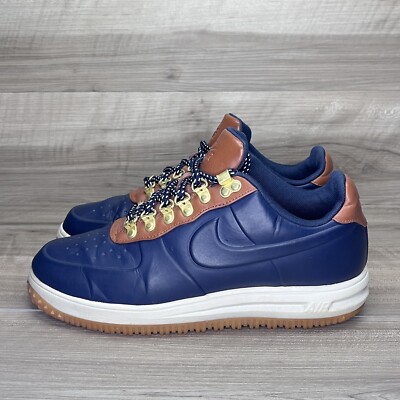 Nike Lunar Force 1 Duckboot Low Obsidian Brown Mens Size 8.5 Shoes AA1125-400