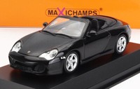 Porsche 911 996 4S Cabriolet 2003 Schwarz 1:43 Minichamps Modellauto 940062830