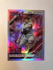 Miles Mikolas STL Cardinals 2019 Donruss #90 Season Stat Line #/208