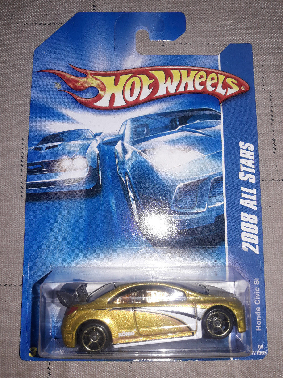 Hot Wheels Honda Civic Si 2008 All Stars Gold eBay