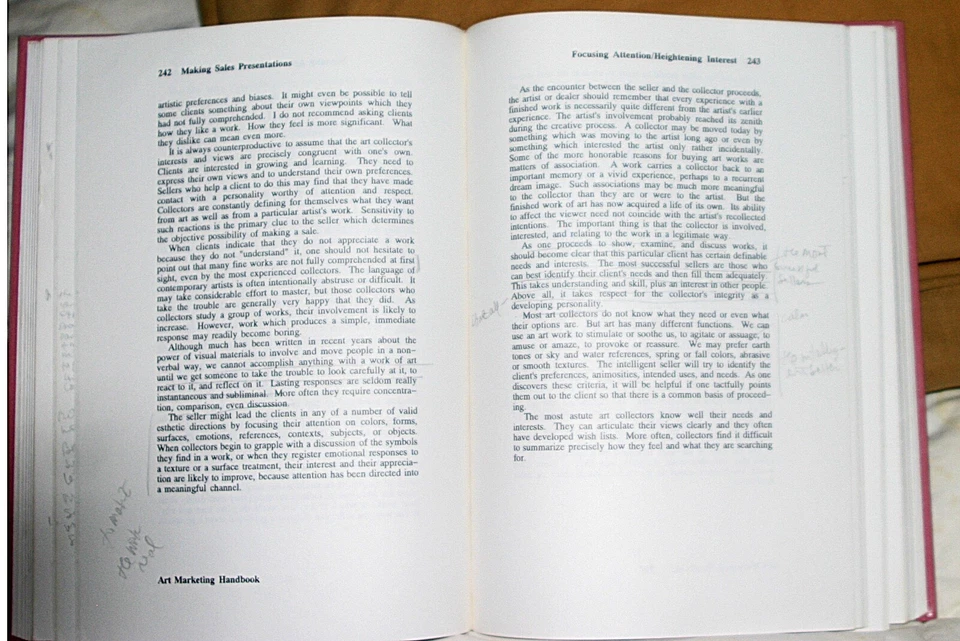 Art Marketing Handbook 6th Addition Calving Goodman Signed personalized PreOwned - Image 4 of 4