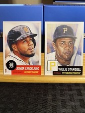 🛑👀 Topps Living Set Cards #409-410 JEIMER CANDELARIO & WILLIE STARGELL 🔥