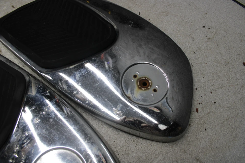 1963 Honda Benly Touring 150 CA95 GAS TANK CHROME SIDE PANELS K11-3297.OB - Image 3 of 4
