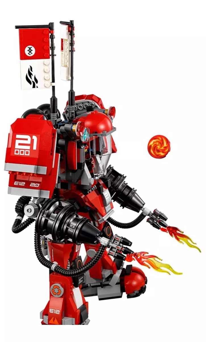 LEGO NINJAGO Movie Fire Mech 70615 Building Kit (944 Pieces) (a)