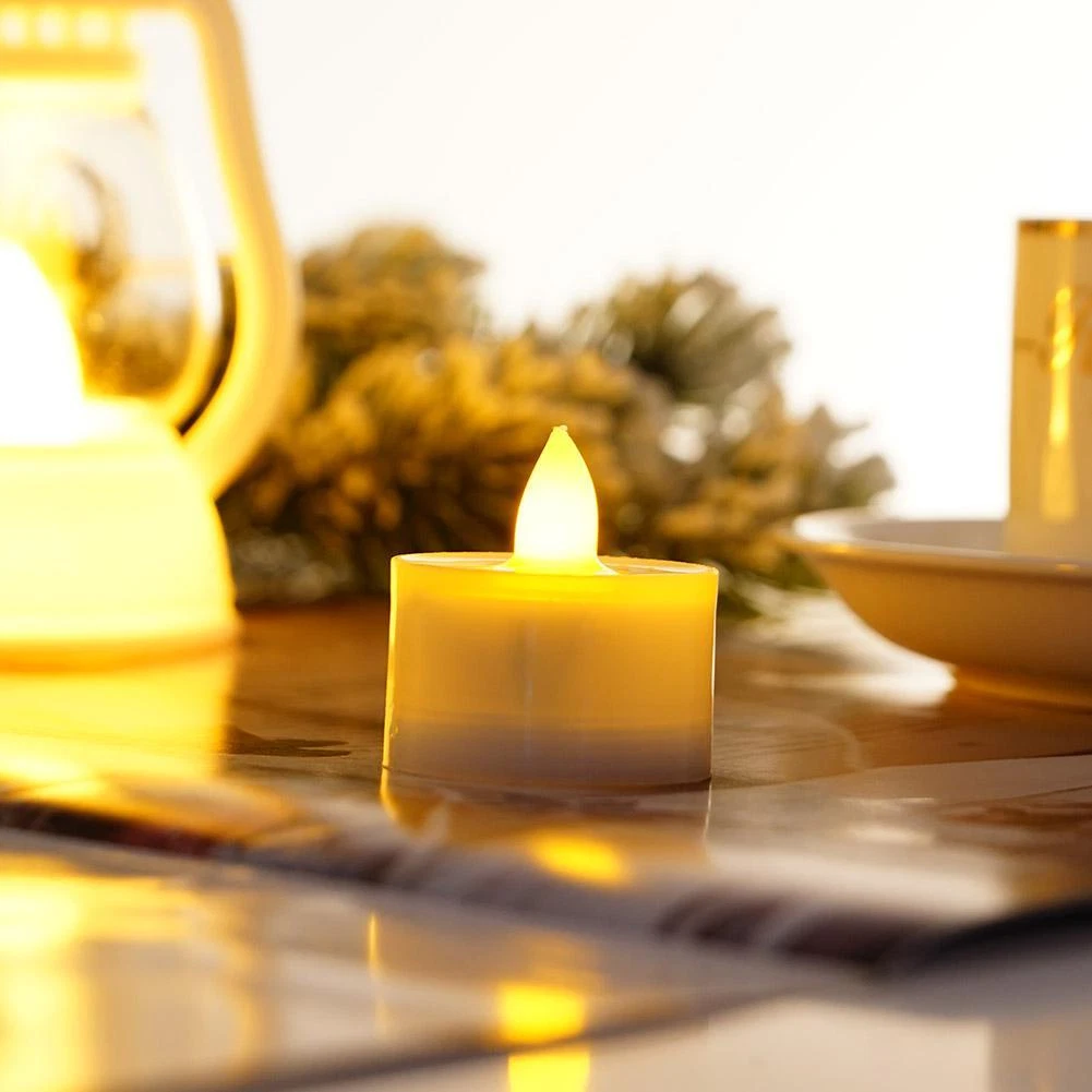 Outdoor solar tea light candles deals