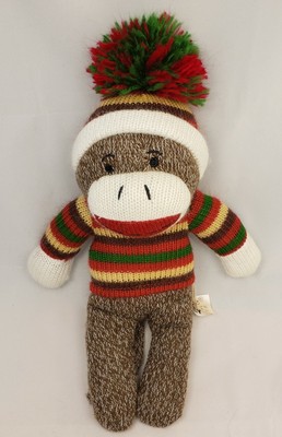 christmas sock monkey