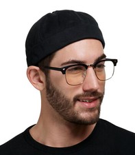 Sombreros Docker sin ala con correa ajustable | Retro sin gorra de visera