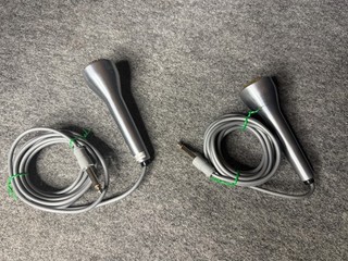 Pair of 2 Vintage Voice of Music Sonotone Microphones Tested