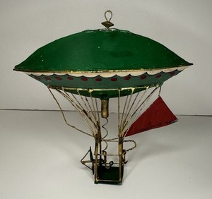 Airship Tissandier Metal Hanging Decoration Zeppelin Aviation
