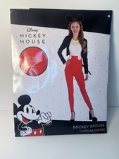 Disney's Micky Mouse Costume Adult Small 2- 4 Disney Dress Up New