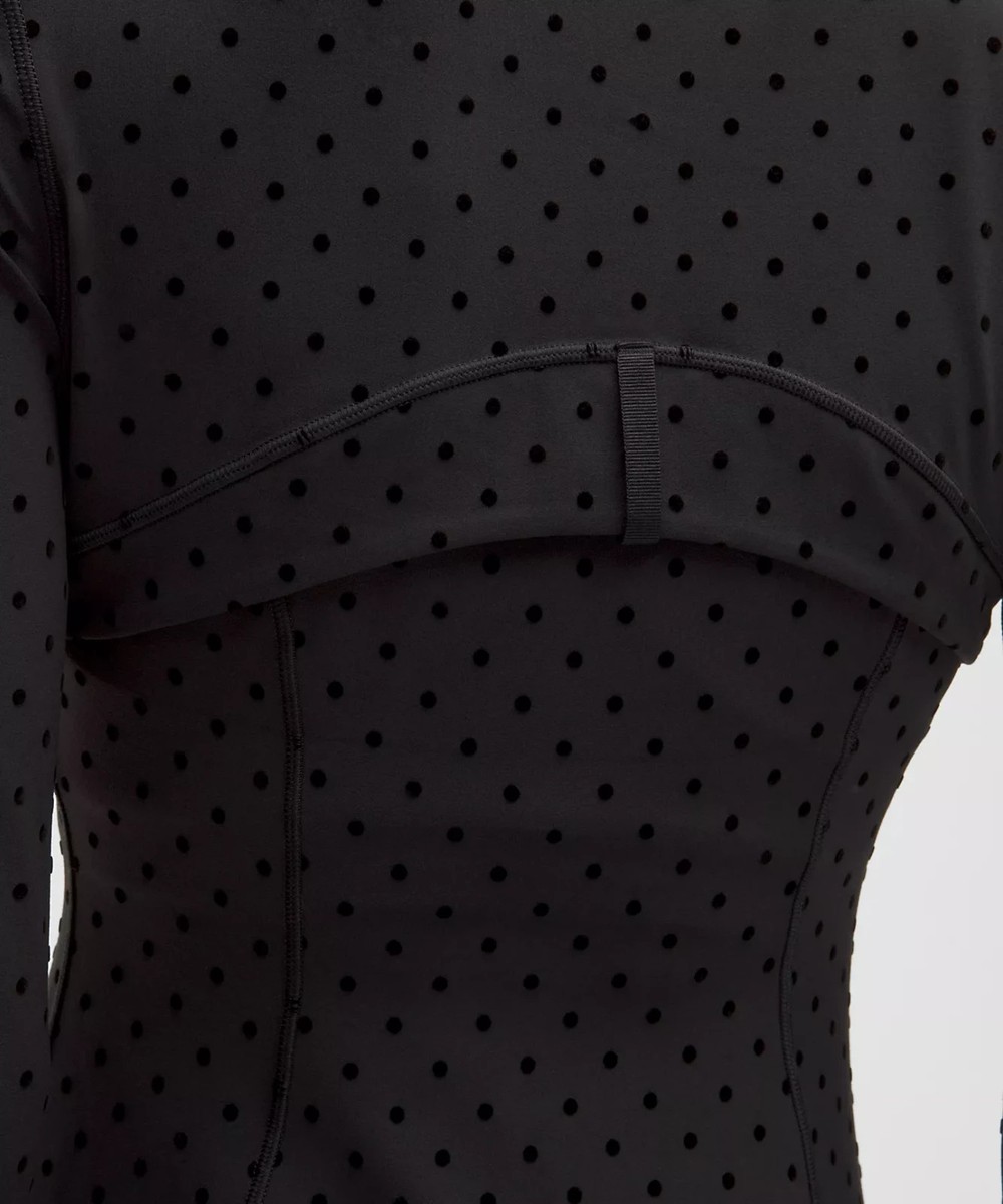 SHIPS TODAY LULULEMON DEFINE Jacket Nulu Flocked Polka Black Size