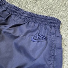 Vintage Nike Windbreaker Pants Mens Large Blue Nylon Track Zip Ankle 80  s 90  s