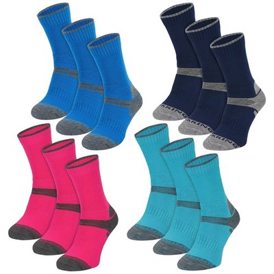 Kinder Merino dicke Wandersocken von Comodo - 3 Stück Wolle Jungen & Mädchen Wandersocken