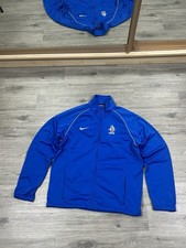 Nike Netherlands KNVB Training Track Jacket Blue Soccer Men's Size L