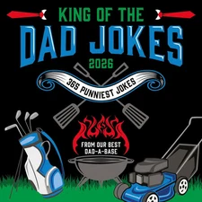 Carousel Calendars,  Dad Jokes 2026 Wall Calendar, 12'' X 12'', 16-Month Calenda