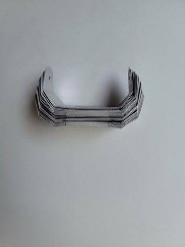 Lot of 15 3" x 4" Gutter Hidden Downspout Clips White 4PC30WU - Picture 2 of 2