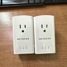 NETGEAR Powerline 500 XAV5421 Ethernet Adapter Kit Pass Through Outlet 500 Mbps