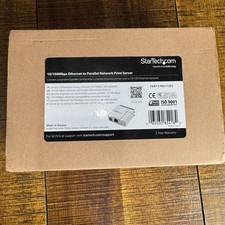 StarTech Ethernet to Parallel Network Print Server Adapter PM1115P2