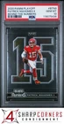 2020 PLAYOFF BEHIND THE NUMBERS #BTN9 PATRICK MAHOMES II PSA 10